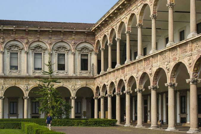 cortile dell'Università degli Studi di Milano