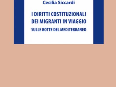 Copertina libro I diritti costituzionali dei migranti in viaggio